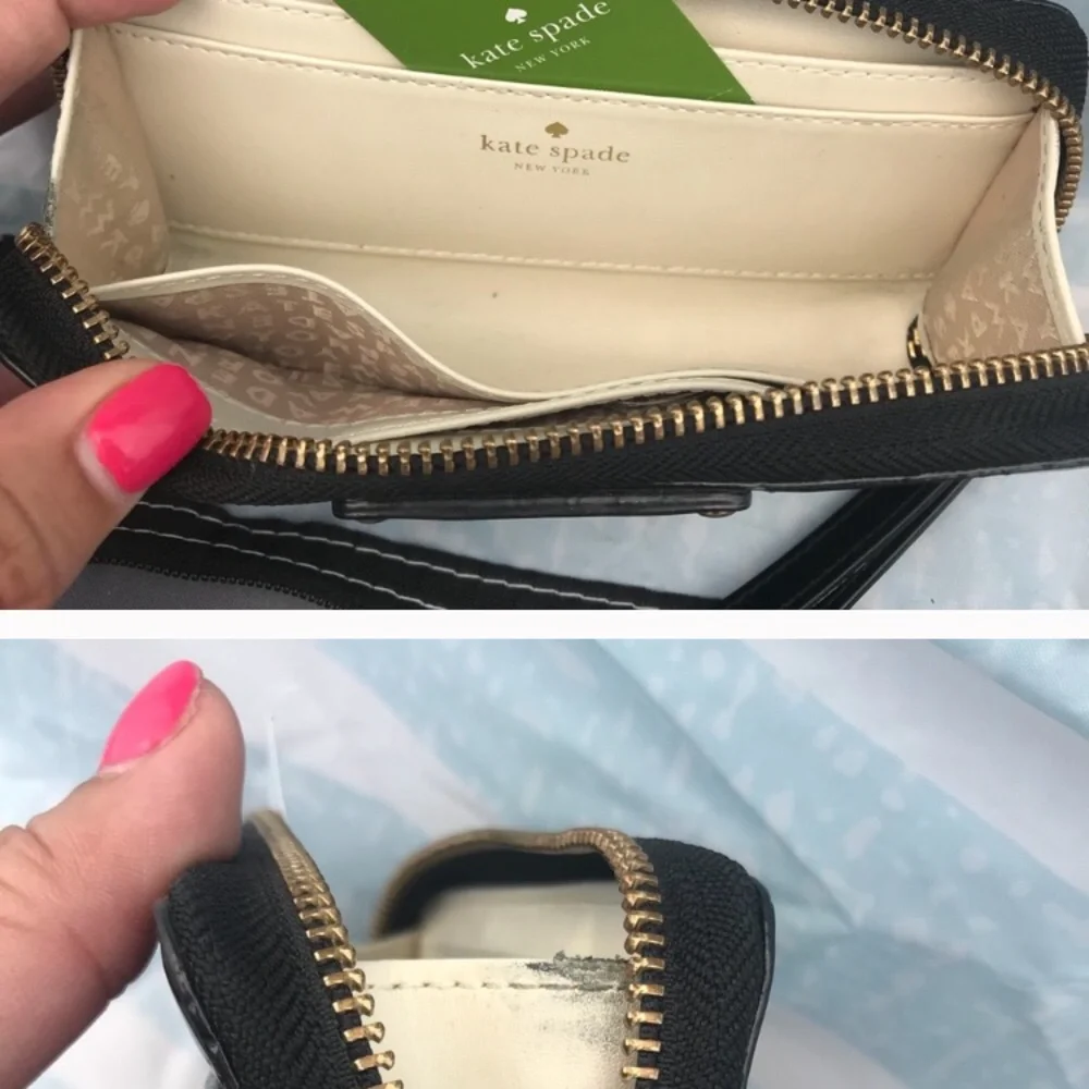 2fer Kate Spade Metro Spade Harmony Black Tote + Wallet (has tag $158 retail)